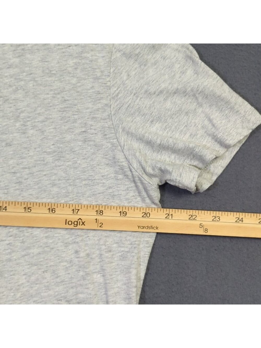 Buck Mason T-Shirt Men's M Gray Short Sleeve Curve Hem - Picture 5 of 9